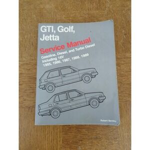 Robert‎ Bentley - Volkswagen Jetta Golf GTI Gas/Diesel 1985-89 Service Manual